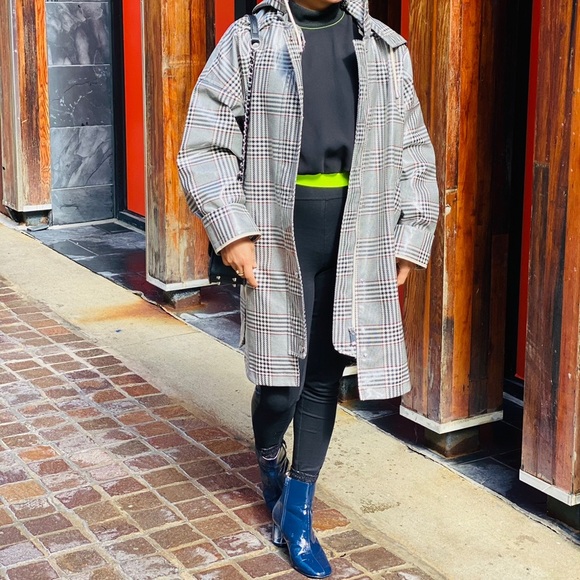 Zara Retro Style Clear Heel Ankle Boots. - Picture 5 of 5